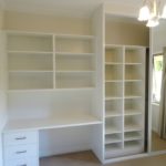 Desk + Sliding Door Wardrobe